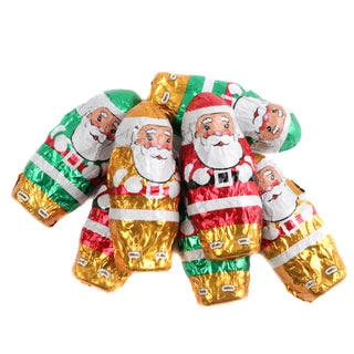 Miniature Foiled Milk Chocolate Santas- .31 oz.