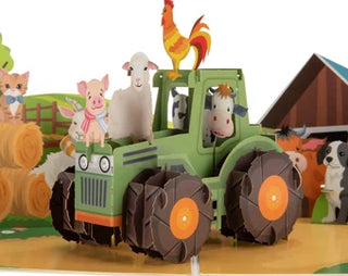 Farm Animals Pop Up Card
