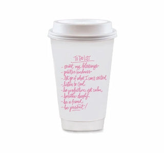 To-Do List To Go Coffee Cups