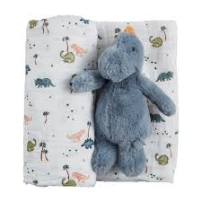Swaddle & Rattle Set
