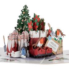 Winter Gardener Pop Up Card