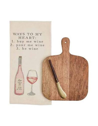 Ways To My Heart Board & Towel
