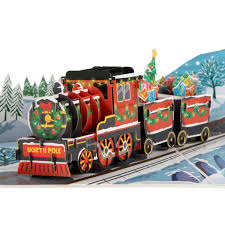 Christmas Train Pop Up Card