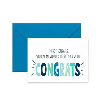Worried Congrats Card