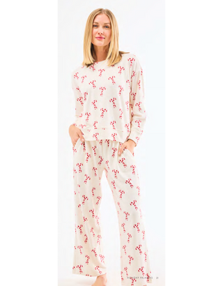 Candy Cane Pajama Set