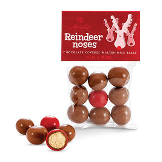 Reindeer Noses- Chocolate Malt Balls- 1.8 oz.