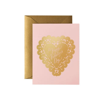 Doily Valentine Card