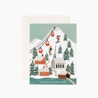 Holiday Snow Scene Card