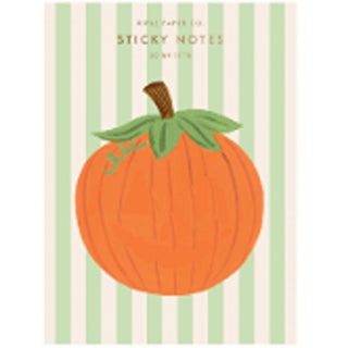Pumpkin Sticky Notes