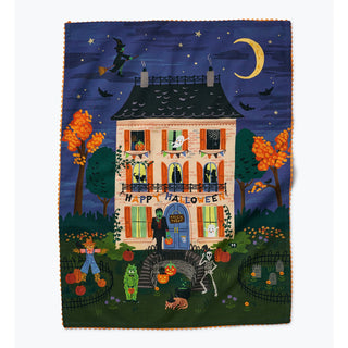 Haunted House Tea Towel