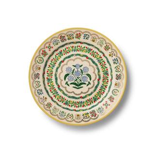 Rosette Porcelain Dinner Plate Set