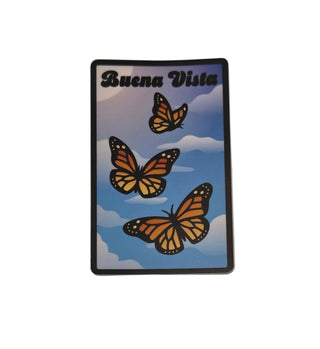 Butterflies In Sky Buena Vista Sticker