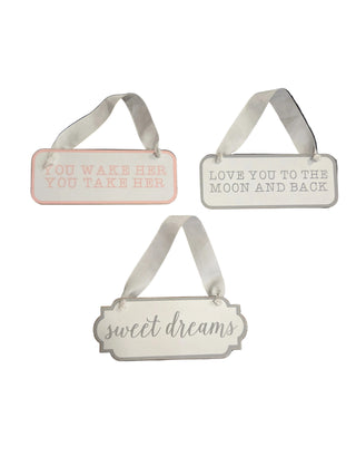 Baby Door Hanger Signs