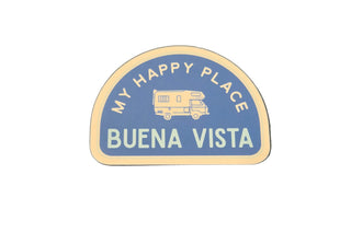 My Happy Place Buena Vista RV Patch Sticker