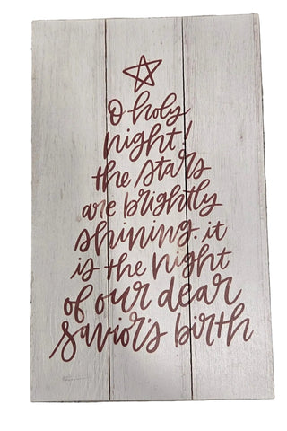 Oh Holy Night Sign
