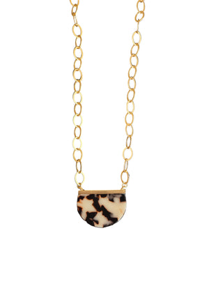Tortoise Shell 19" Necklace