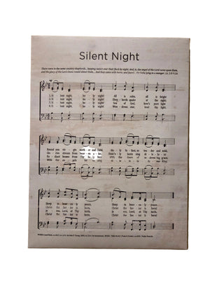 Silent Night Sign