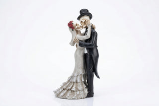 Resin Skeleton Couple Tabletop Decor