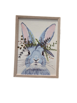 Bluebell Bunny Framed canvas