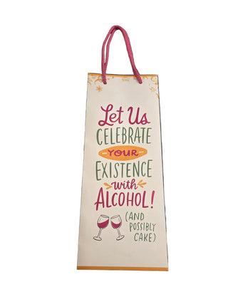 Let's Celebrate Wine Bag