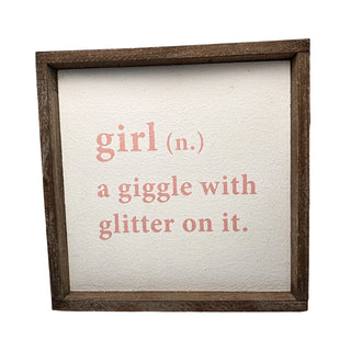 Girl Definition Decor