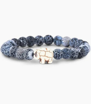 Elephant Tracking Bracelet -River Blue