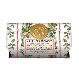 Holiday Garland Large Bath Soap Bar