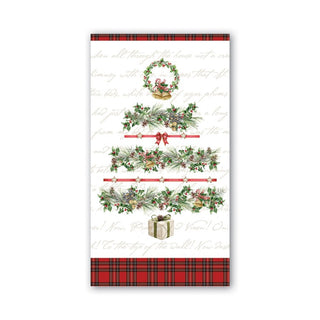 Holiday Garland Hostess Napkin