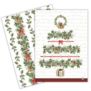 Holiday Garland Kitchen Towel Set
