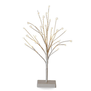 Glint Led Tree Short White