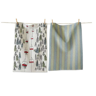 Ski Lift Dishtowel