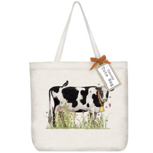 Cowbell Cow Tote Bag