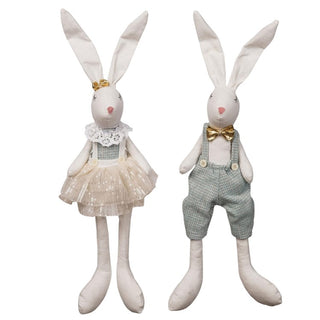 Plush Sitting Bunny 2 Asst