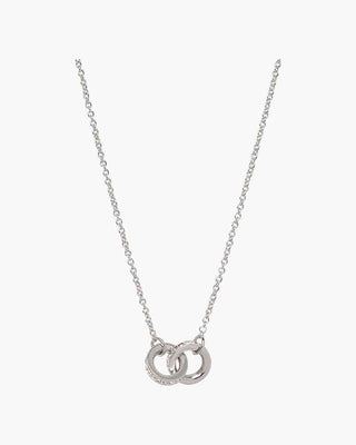 SLV Necklace Unbreakable Double Rings SIL