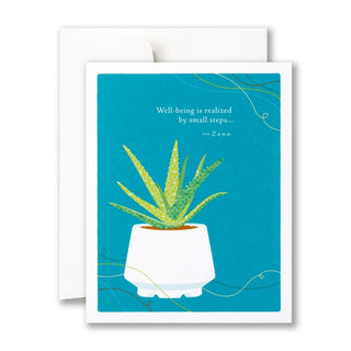 Well-Being Is Realized Get Well Card