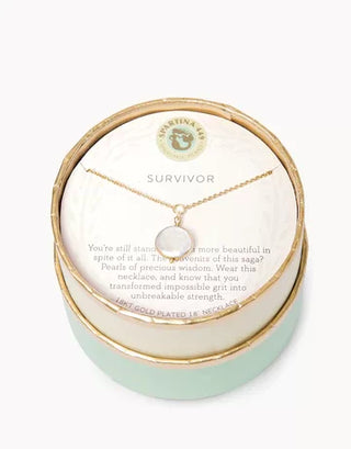 SLV Necklace Survivor Coin