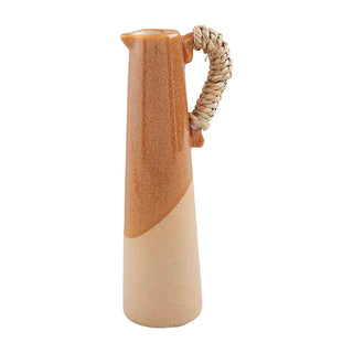 Brown Solid Pitcher Vase