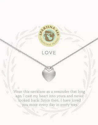 SLV Necklace Love/Heart SIL