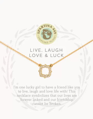 SLV Necklace Luck/Quatrefoil