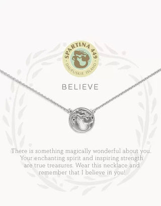 SLV Necklace Believe/Mermaid SIL