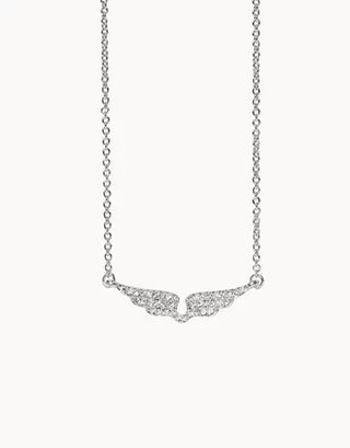 SLV Necklace Fly/Wings SIL