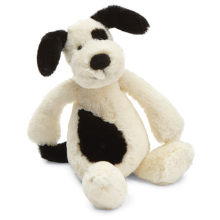 Jellycat Bashful Black And Cream Puppy - Little
