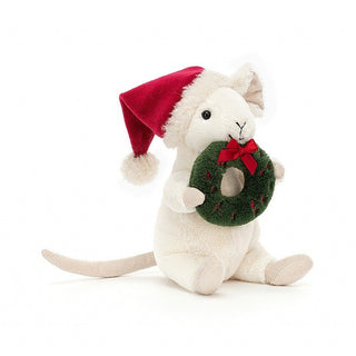 Merry Mouse w/Wreath