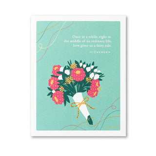 Once In A While Love Wedding Card