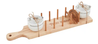 Taco Stand With Dip Cup Set