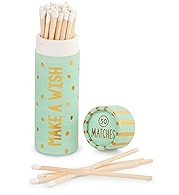 Teal Birthday Tube Matches