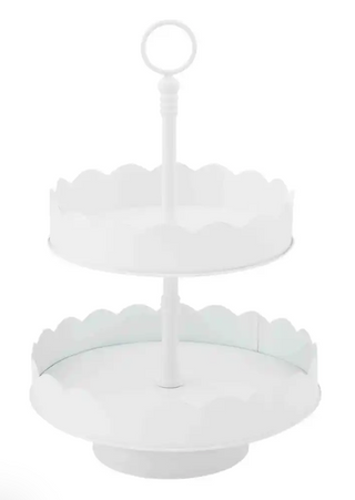Scalloped Tiered Server