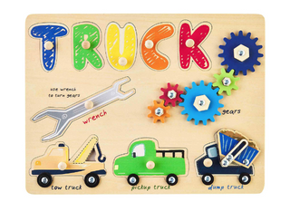 PIckup Truck Wood Puzzle