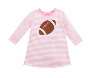 Pink Football Tshirt Dress Small