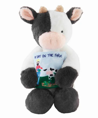 Cow Plush w/Book